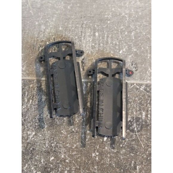 Mini plastic red sled set Village accessory Xmas decor - Picture 3 of 3